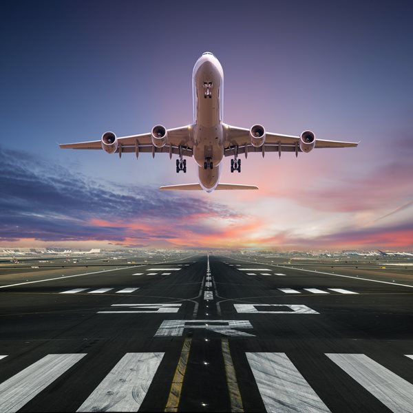 Plane taking off